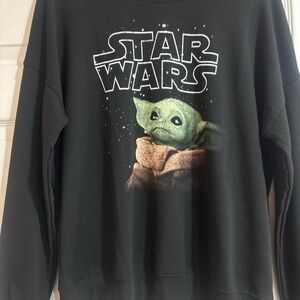 Star Wars Black and Green Crewneck Sweater